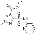 ethyl 1-methyl-3-(pyridin-2-ylsulfamoyl)pyrazole-4-carboxylate Structure