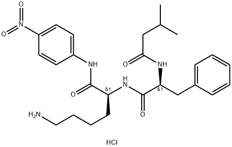 ISOVALERYL-PHE-LYS-PNA · HCL, 178894-43-4, 结构式