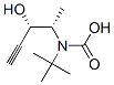 Carbamic acid, [(1S,2S)-2-hydroxy-1-methyl-3-butynyl]-, 1,1-dimethylethyl Structure