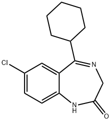 7-chloro-5-cyclohexyl-1,3-dihydro-2H-1,4-benzodiazepin-2-one|7-氯-5-环己基-1,3-二氢-2H-1,4-苯并二氮杂卓-2-酮
