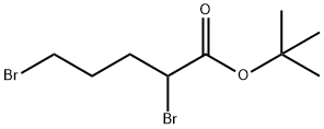 2,5-二溴戊酸叔丁酯, 178933-83-0, 结构式