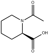 (R)-1-乙酰基-2-哌啶甲酸, 178963-27-4, 结构式