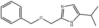 2-BENZYLOXYMETHYL-4-ISOPROPYL-1H-IMIDAZOLE Struktur
