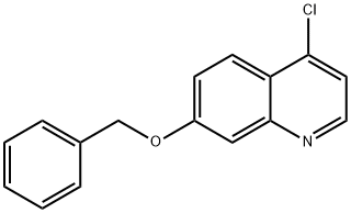 7-苄氧基-4-氯喹啉 结构式