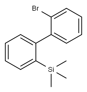 2-BroMo-2'-triMethylsilylbiphenyl 化学構造式