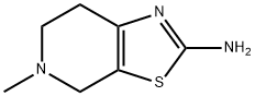 5-METHYL-4,5,6,7-TETRAHYDRO[1,3]THIAZOLO[5,4-C]PYRIDIN-2-AMINE Structure