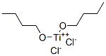 ジブトキシジクロロチタン(IV) 化学構造式