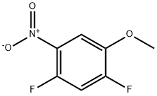 2,4-二氟-5-硝基苯甲醚, 179011-39-3, 结构式
