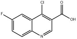 4-Chloro-6-fluoro- quinoline-3-carboxylic acid Structure