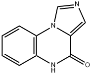 4H,5H-咪唑[1,5-A]喹喔啉-4-酮, 179042-26-3, 结构式
