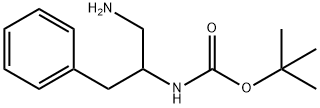 (1-アミノ-3-フェニルプロパン-2-イル)カルバミン酸TERT-ブチル 化学構造式