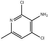 2,4-二氯-6-甲基-吡啶-3-胺, 179056-98-5, 结构式