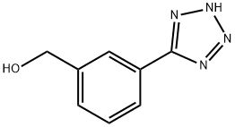 5-(3-羟甲基苄基)-1H-四唑, 179057-20-6, 结构式