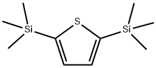 2,5-BIS(TRIMETHYLSILYL)THIOPHENE 化学構造式