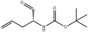 Carbamic acid, [(1R)-1-formyl-3-butenyl]-, 1,1-dimethylethyl ester (9CI) Struktur