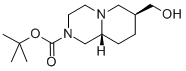 (7S,9AR)-TERT-BUTYL 7-(HYDROXYMETHYL)HEXAHYDRO-1H-PYRIDO[1,2-A]PYRAZINE-2(6H)-CARBOXYLATE Structure