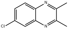 6-クロロ-2,3-ジメチルキノキサリン 化学構造式