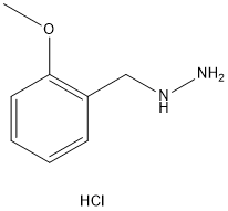 (2-Methoxybenzyl)hydrazine hydrochloride Structure
