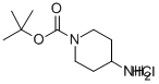 tert-butyl 4-amino-1-piperidinecarboxylate hydrochloride Struktur
