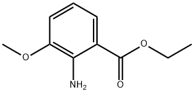 Benzoic acid, 2-amino-3-methoxy-, ethyl ester (9CI) Structure