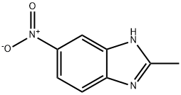 2-甲基-5-硝基苯并咪唑 结构式
