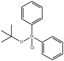 叔丁氧基二苯基氯硅烷, 17922-24-6, 结构式