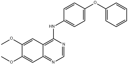 6,7-Dimethoxy-N-(4-phenoxyphenyl)- Struktur