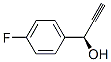 Benzenemethanol, alpha-ethynyl-4-fluoro-, (alphaS)- (9CI) Structure