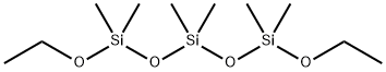 1,5-ジエトキシ-1,1,3,3,5,5-ヘキサメチル-2,4-ジオキサペンタシラン 化学構造式