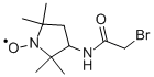 3-(2-BROMOACETAMIDO)-2,2,5,5-TETRAMETHYL-1-PYRROLIDINOXY Structure