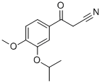 BENZENEPROPANENITRILE, 4-METHOXY-3-(1-METHYLETHOXY)-B-OXO- Structure