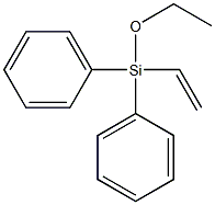 エテニルエトキシジフェニルシラン 化学構造式