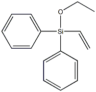 DIPHENYLVINYLETHOXYSILANE Structure