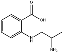 Benzoic acid, 2-[(2-aminopropyl)amino]- (9CI) Struktur