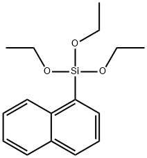 1-ナフチルトリエトキシシラン 化学構造式