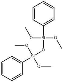 1,3 DIPHENYL TETRAMETHOXY DISILOXANE Structure