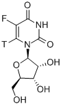 5-FLUOROURIDINE-[6-3H] Struktur