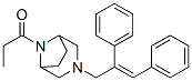 3-(2,3-Diphenylallyl)-8-propionyl-3,8-diazabicyclo[3.2.1]octane 结构式