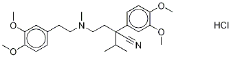 VERAPAMIL RELATED COMPOUND B (50 MG) (AL-PHA-[2-[[2-(3,4-DIMETHOXYPHENYL)-ETHYL]METHYLA-MINO]ETHYL]-3,4-DIMETHOXY-ALPHA-(1-METHY-LETHYL)-BENZENEACETONITRILE MONOHYDROCHLORIDE) Structure