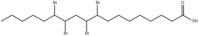 9,10,12,13-TETRABROMOSTEARIC ACID Struktur