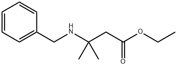 3-(苄基氨基)-3-甲基丁酸乙酯, 17945-54-9, 结构式