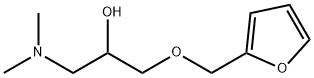 1-(二甲氨基)-3-(呋喃-2-基甲氧基)丙-2-醇, 17946-08-6, 结构式