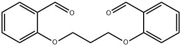 2,2′-(トリメチレンビスオキシ)ジベンズアルデヒド 化学構造式