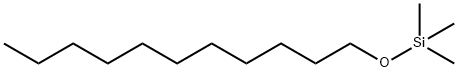 トリメチル(ウンデシルオキシ)シラン 化学構造式
