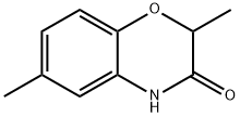 2,6-二甲基-2,4-二氢-1,4-苯并恶嗪-3-酮 结构式