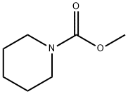 ピペリジン-1-カルボン酸メチル 化学構造式