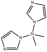 N,N'-BIS(IMIDAZOLE)DIMETHYLSILANE,TECH-95 化学構造式