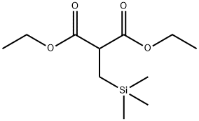 DIETHYL(TRIMETHYLSILYLMETHYL)MALONATE Struktur
