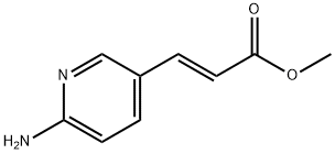 methyl (E)-3-(6-aminopyridin-3-yl)acrylate Struktur
