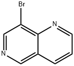 8-ブロモ-1,6-ナフチリジン 化学構造式